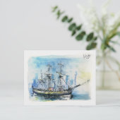 27 : HMS Endeavor Postkarte (Stehend Vorderseite)