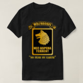 27. Infanterie-Regiment Wolfhounds Chest Nec Asper T-Shirt (Design vorne)