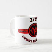 27. INFANTERIEDIVISION "RAUBEINE O'RYANS " KAFFEETASSE (Vorderseite Links)