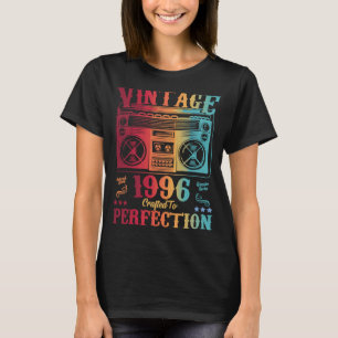 27 Jahre alt Geburtstag Vintag 1996 Frauen Männer T-Shirt