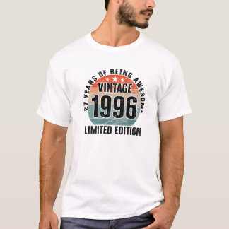 27 Jahre Awesome Vintage 1996 Limitierte Auflage T-Shirt