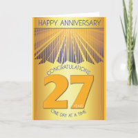 27 Jahre Nüchternheitsjubiläum | Golden Ray 12-Sch