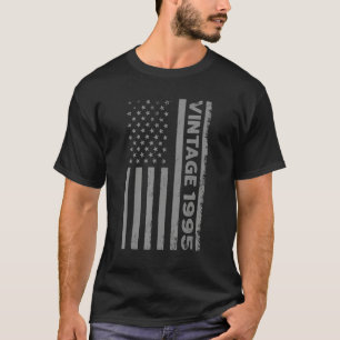 27 Jahre Vintag 1995 Amerikanische Flagge 27. Gebu T-Shirt
