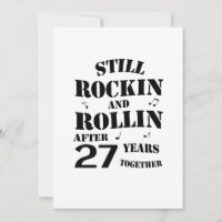 27. Jubiläum - Paare zum 27. Jahrestag