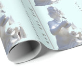 27. Jubiläum Skulptur bearbeitbar Geschenkpapier (Rolleneckpunkt)