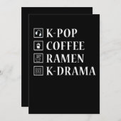 27.KPop-Anime-Design für einen KPop- und Anime-Lüf Save The Date (Vorne/Hinten)