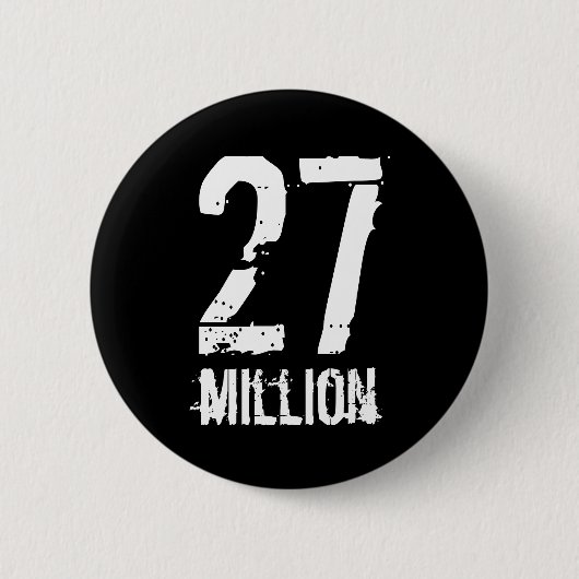27 Million Button (Vorderseite)