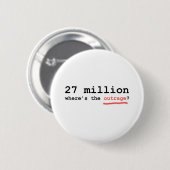 27 Million - wo ist das Verbrechen? Button (Vorne & Hinten)