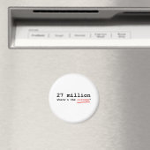 27 Millionen - wo ist die Empörung? Magnet (In Situ (Geschirrspüler))