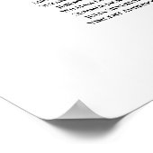 27 Tabelle Elfenbeinrosen Hochzeitstabelle Poster (Ecke)