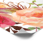 27 Tische Rustikale Blume Hochzeitskarte Poster (Ecke)