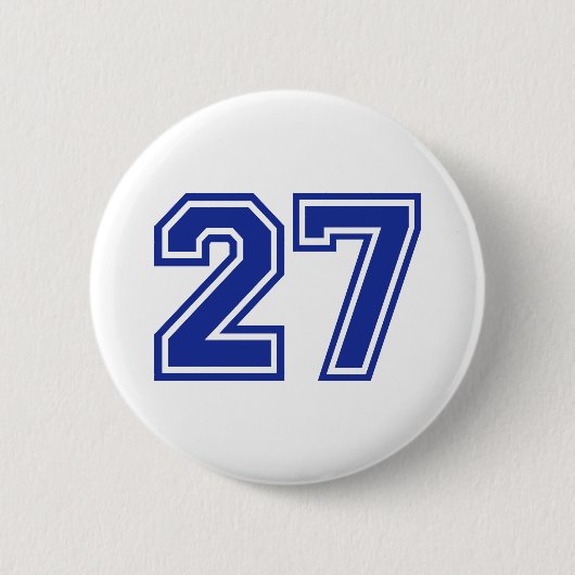 27 - Zahl Button (Vorderseite)