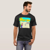 280 Google Earth Cartoon in der Farbe T-Shirt (Vorne ganz)