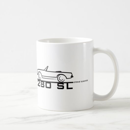 280SL SCHWARZ KAFFEETASSE (Rechts)