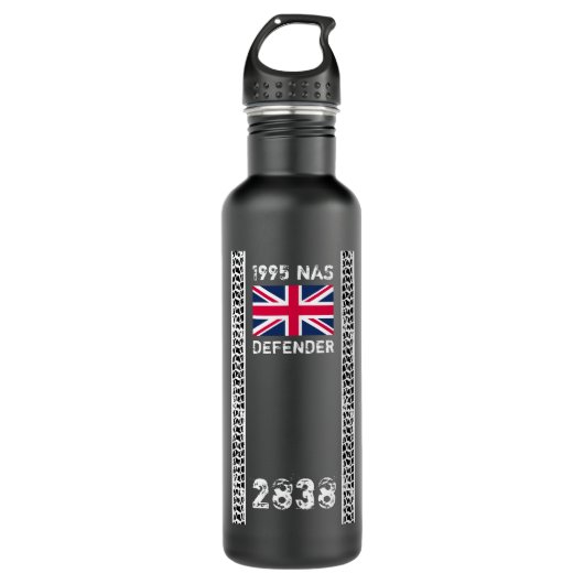 2838 Wasserflasche Edelstahlflasche (Vorderseite)