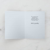 2846 Beileid für graue Katzen Karte (Innenseite)