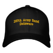 287. Army Band Delaware Bestickte Kappe (Vorderseite)