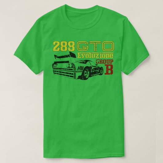 288 GTO Evoluzione T-Shirt (Design vorne)
