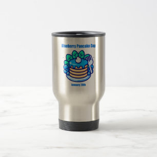 28.01. - Blueberry Pancake Day Reisebecher