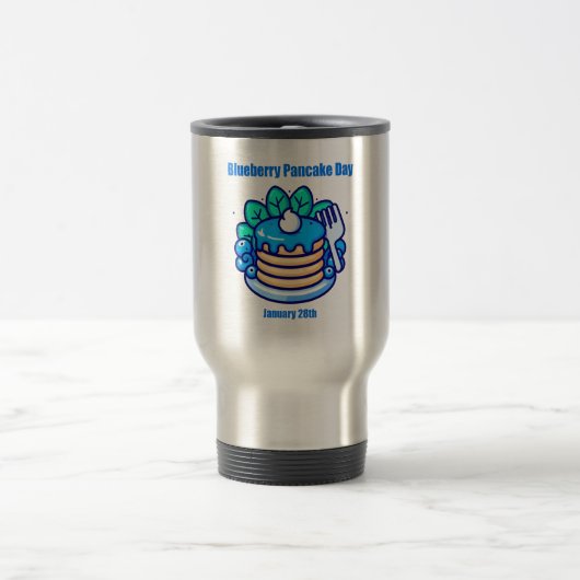 28.01. - Blueberry Pancake Day Reisebecher (Mittel)