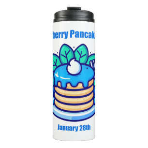 28.01. - Blueberry Pancake Day Thermosbecher