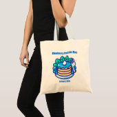 28.01. - Blueberry Pancake Day Tragetasche (Vorderseite (Produkt))
