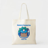 28.01. - Blueberry Pancake Day Tragetasche (Vorne)