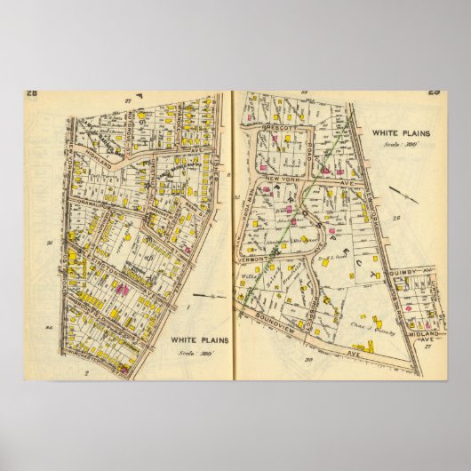 28-29 Weiße Ebenen Poster (Vorne)