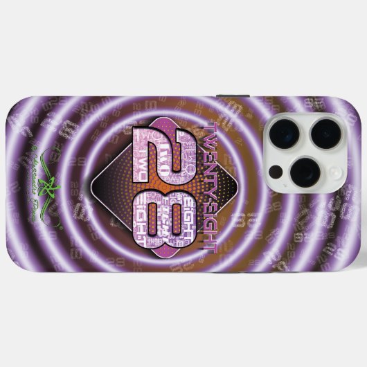 28 Achtundzwanzig Case-Mate iPhone Hülle (Rückseite (Horizontal))