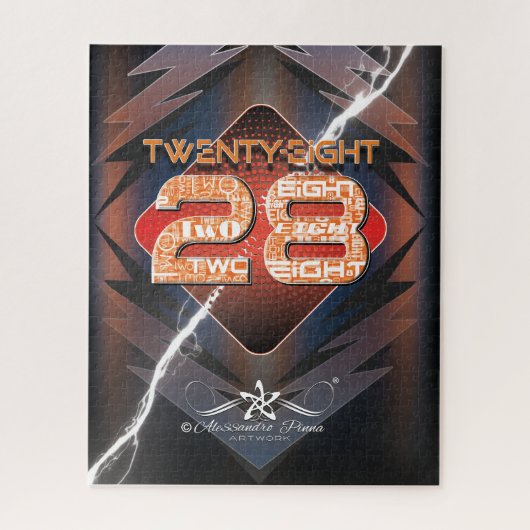 28 Achtundzwanzig Puzzle (Vertikal)