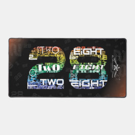 28 Achtundzwanzig Schreibtischunterlage