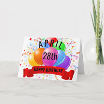 28. April Geburtstag 