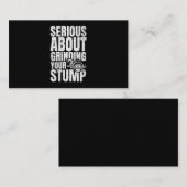 28.Arborist for a Tree trimmer Visitenkarte (Vorne/Hinten)