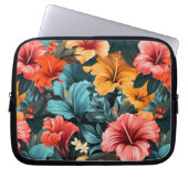 28 Blumenmuster Laptopschutzhülle (Vorderseite)