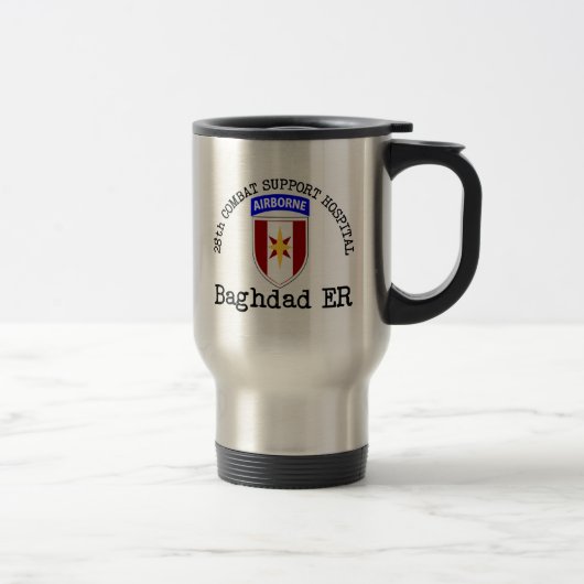 28. CSH Baghdad ER Reisebecher (Rechts)