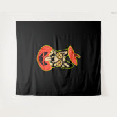 28 Deutscher Schäferhund im Beängstigenden Pumpkin Wandteppich (Vorderseite (Horizontal))