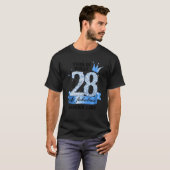 28 & Fabulous I Blue White Party Group Candid Phot T-Shirt (Vorne ganz)
