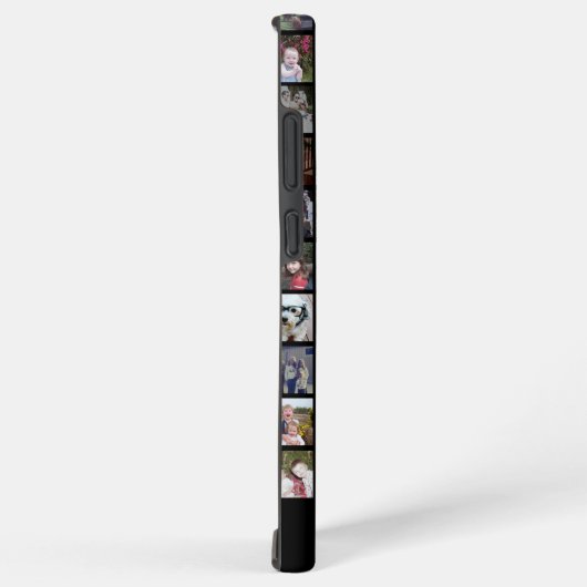 28 Foto Collage Grid - 2 Textfelder - schwarz Samsung Galaxy Hülle (Rechte Seite)
