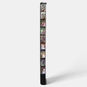 28 Foto Collage Grid - 2 Textfelder - schwarz Samsung Galaxy Hülle (Linke Seite)