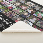 28 Foto Collage Grid - 2 Textfelder - Schwarz-weiß Sherpadecke (3/4)