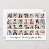 28 Foto Collage Hinzufügen Sie Ihre eigene Grußkar (Vorne/Hinten)