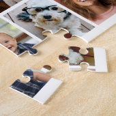 28-Foto-Collage-Raster - 1 Textfeld Puzzle (Seite)