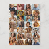 28 Foto-Collage überall Postkarte (Vorderseite)