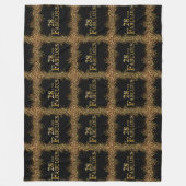 28. Geburtstag Fleecedecke (Vorderseite)