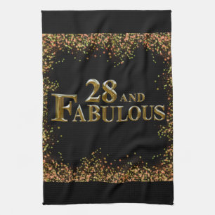 28. Geburtstag Geschirrtuch