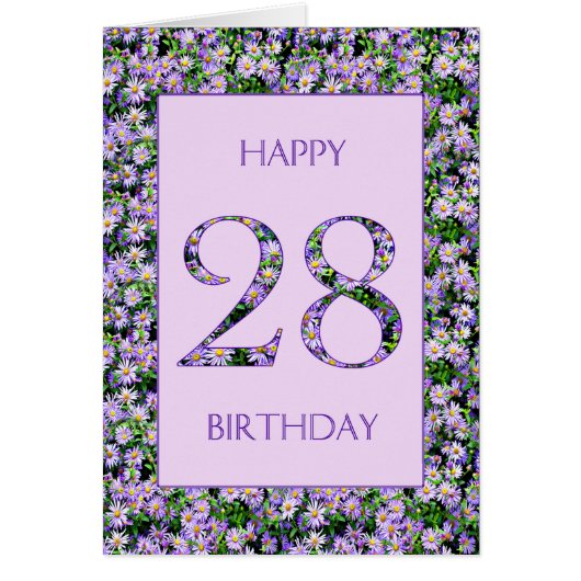 28. Geburtstag Lila Tageszeitung (Vorne)