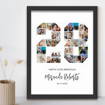 28. Geburtstag Nr. 28 Custom Foto Collage Poster<br><div class="desc">Feiern Sie 28. Geburtstag mit diesem personalisierten 28 Foto Collage Poster. Dieses individuell gestaltbare Geschenk eignet sich auch für Hochzeitsfeiern. Es ist eine großartige Möglichkeit, wertvolle Erinnerungen aus Ihrer Hochzeit und Ihrem verheirateten Leben zu zeigen. Das Poster enthält eine Collage von Fotos, die diese besonderen Momente erfassen, und kann mit...</div>