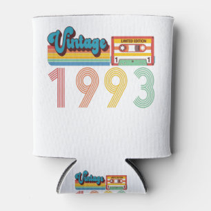 28. Geburtstag Vintag Retro 1993 Kassettenband Dosenkühler