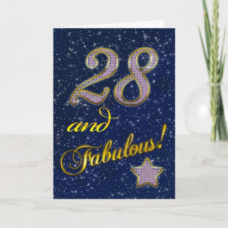 28. Geburtstags-Party Einladung