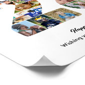 28. Geburtstagsfeier Nummer 28 Fotocollage Poster (Ecke)